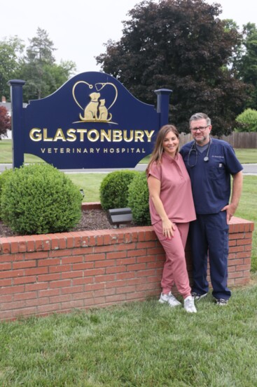 Doctors Griffin and Jason Haviar, of Glastonbury Veterinary Hospital