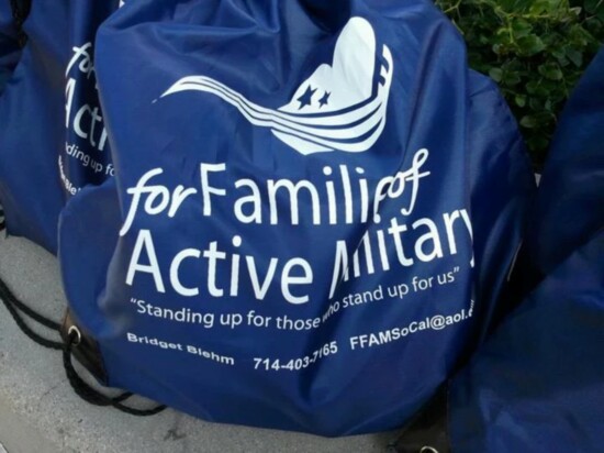 Community Group- For Families of Active Military. "Stand up for those Who Stand Up for Us." Contact Bridget 714 403-7165. ffamsocal.org