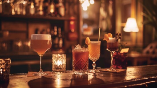 Grab a craft cocktail from Mama Fufus or The Celler