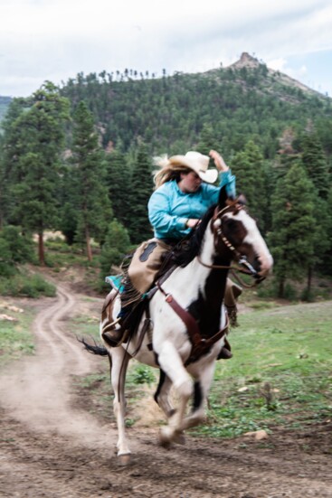 Hang on to your hats! Fun hits all new levels out at the Colorado Trails Dude Ranch.