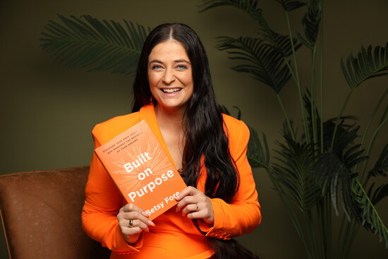 Betsy Fore with her newly released book,  “Built on Purpose: Discover Your Deep Inner Why and Manifest the Business of Your Dreams”