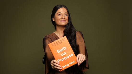 Betsy Fore with her newly released book, “Built on Purpose: Discover Your Deep Inner Why and Manifest the Business of Your Dreams”