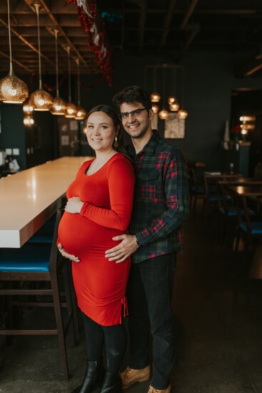 Justin Ghofrani and Margaret Thompson