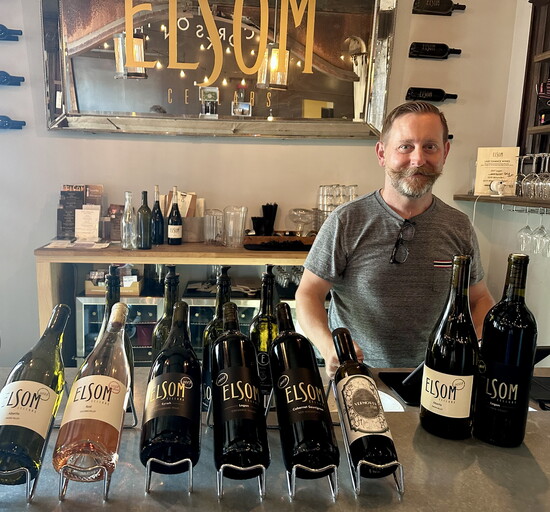 Award-winning Elsom wines at the SODO tasting room