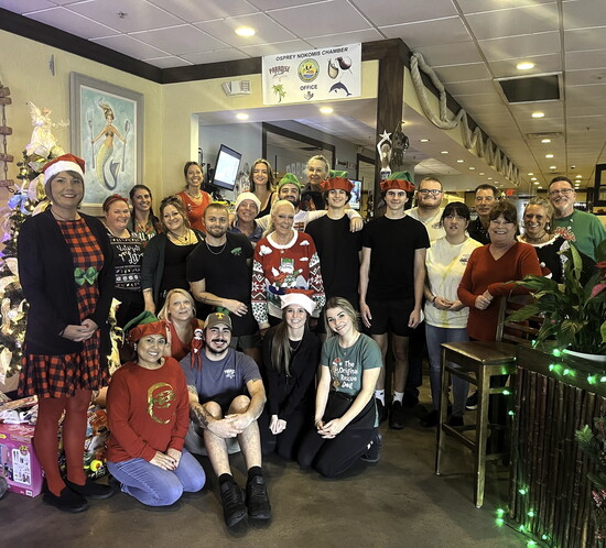 Paradise Grill’s Holiday Toy Drive.