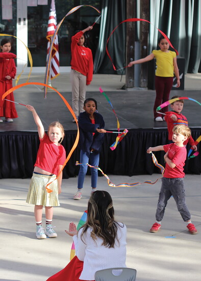 Ribbons fly and spirits soar as Westerly students ring in the Lunar New Year together.