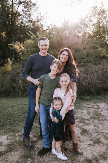 Ashleigh Franks and family