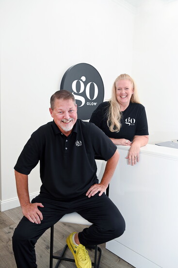 goGlow owners Wayne and Jodi Achterberg.
