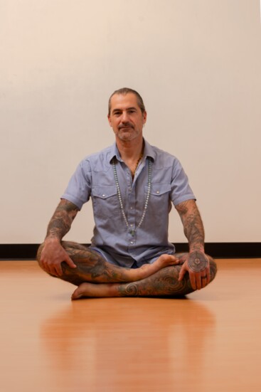 Ken Conte, Yoga Pod teacher and owner of FOCO Breathwork.  @focobreathwork