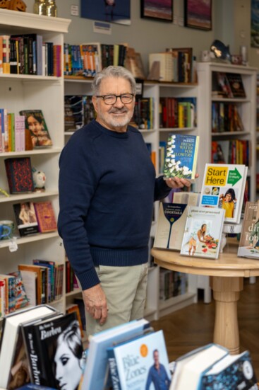 Michael Rank is the owner of The Island Bookshop & with his wife, Aimee Odette.