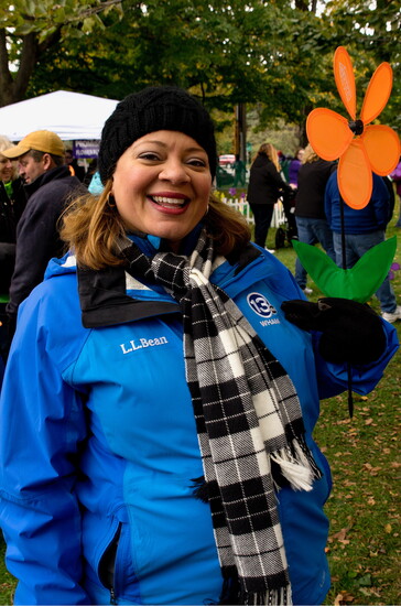 Norma Holland on the job back in 2015