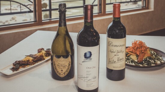 Selection of fine wines