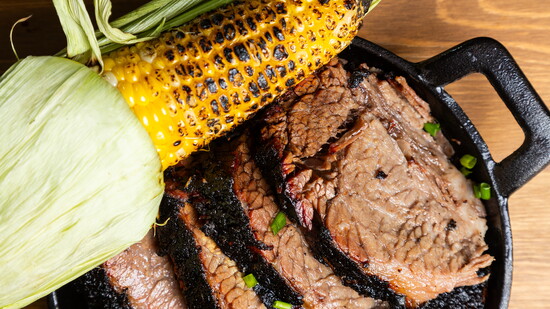 Beef Brisket & Grilled Corn