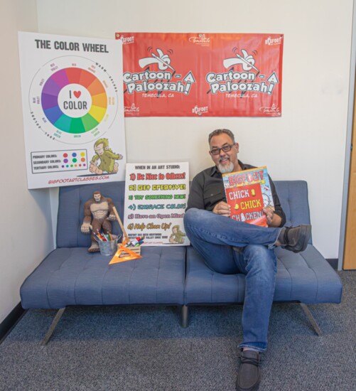 Moramarco has taught over 50,00 students since beginning the Bigfoot Art Classes. 