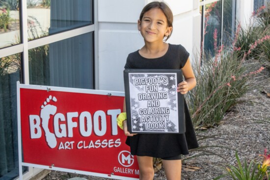 Bigfoot Art Class students span a variety of age and skill levels.