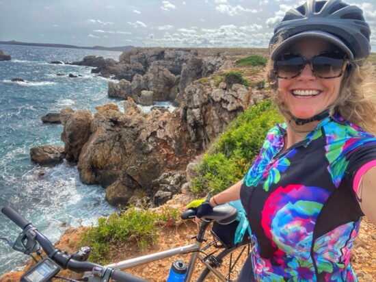 The rocky coast of Menorca.