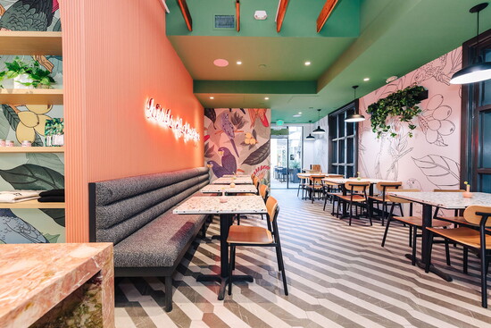 The joyful Brentwood interior