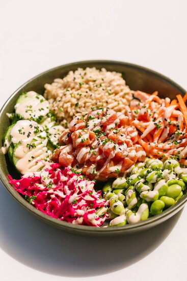 The new ahi tuna poke bowl