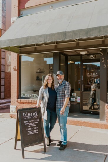 Blend Nutrition owners Jacob & Heidi Allam