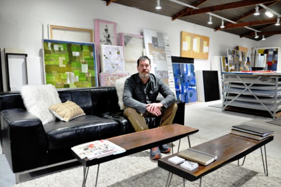 Chris Wheeler in his studio 