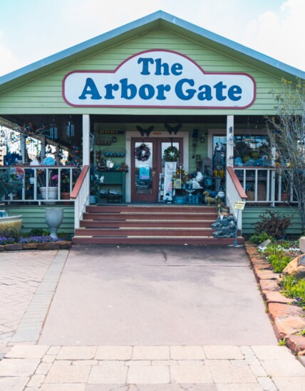 The cute Arbor Gate shop! 