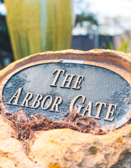 Arbor Gate Plaque