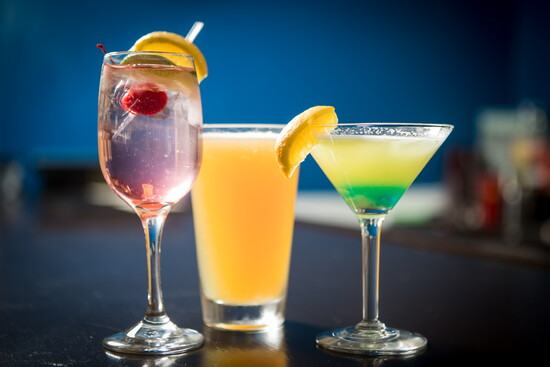 Enjoy your choice of cocktail at Blue Ribbon Grill. 