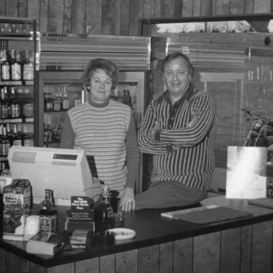 Bluegrass Beverages founders Darlene and Bill Sinks Sr. winter 1973-74.