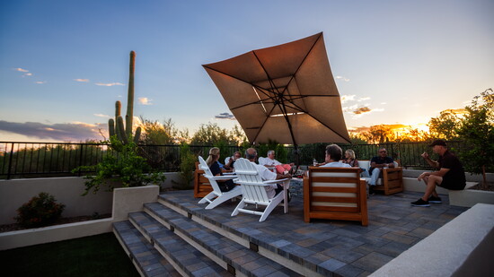 Shelter from our sun is a fundamental design element