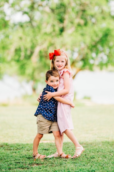 Caroline and Jake at Boerne Lake