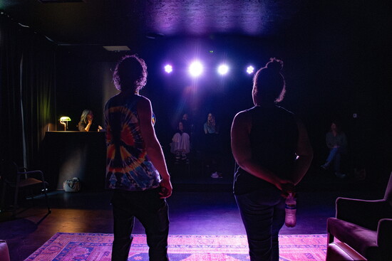 On stage at Boise Acting Studio PC Kearney Thompson