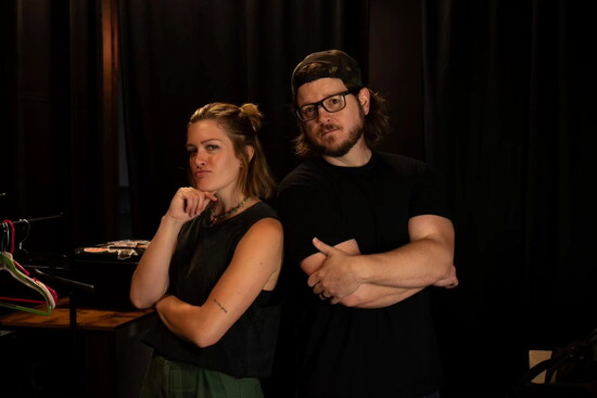 Halaia Barnett and Scott Grady