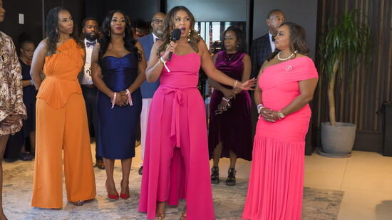 Regional Director Lisa Ivory with Regional Leaders