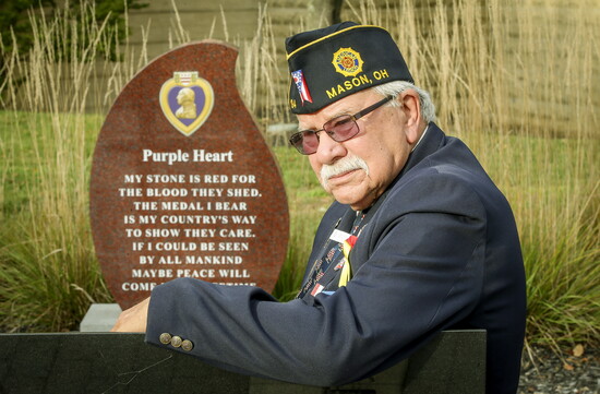 Former Post Commander and Purple Heart Recipient John Looker.