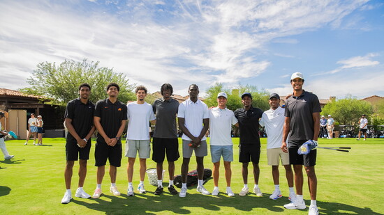 Suns Players supporting the  Starting Five Charity Challenge