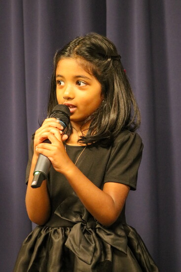 Siya Muddasani at the Music Studio open mic 