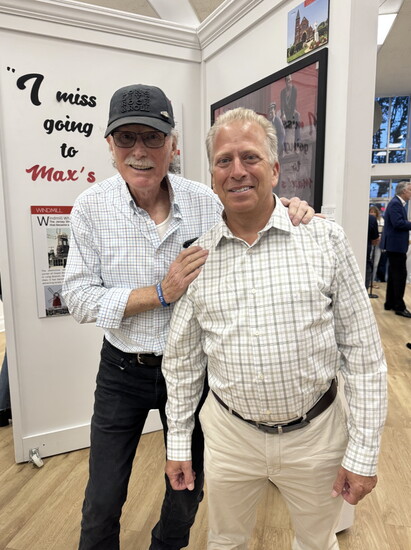 Vinny 'Mad Dog' Lopez with Long Branch Council member Glenn Rassas