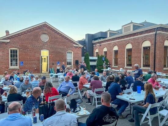 The Bourbon Society meets at Tower Mess Hall in Fort Thomas, Kentucky.
