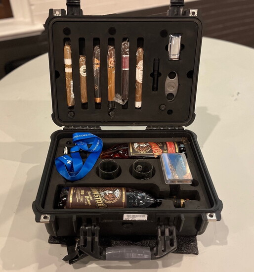 Have bourbon, will travel. 