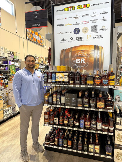A.J. Bathena, president of Super Buy-Rite in New Jersey. 