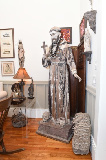 A 200-year-old statue of St. Francis of Assisi from a museum in the Philippines
