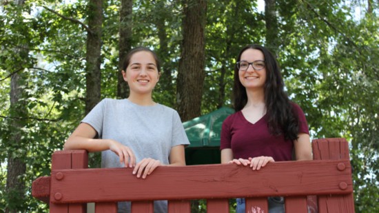 Emily Stanek and Katherine Shriner believe STEM experience will benefit their future careers. 