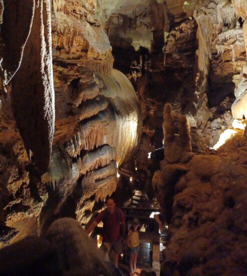 Talking Rocks Caverns near Branson is one of several caves in Missouri that's worth the trip. Warning: It does have steep steps going down some 100 feet. .