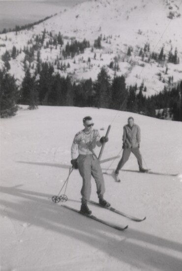 approx 1947 Bill Tonkin on T bar