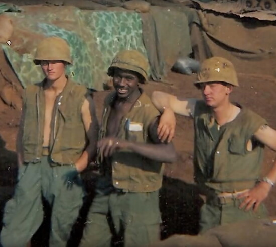 Ken Rodgers left, Quiles R Jacobs and Michael Carwile January 1968