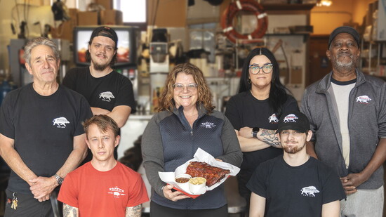 Niki Puto and her team at Bogart's Smoke House