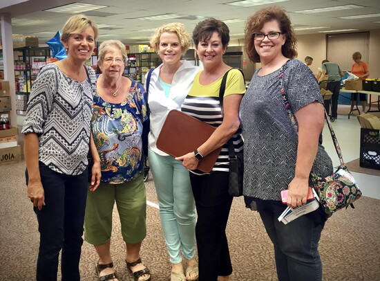 From left, ODB Founders: Jo Anne Lundquist, Shawnee Huff, Liz Pecora, Vicki Johnson, Jennifer Ludwigsen