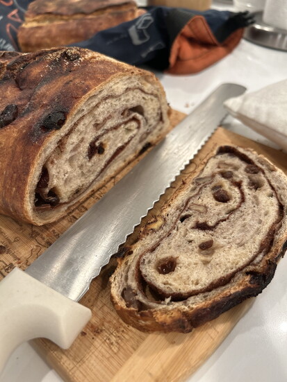 The cinnamon-raisin-walnut swirl.