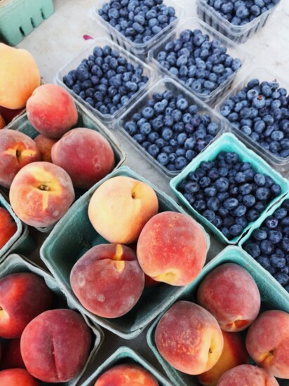 Fresh produce at the farmer's market. Photo by Katie Currid