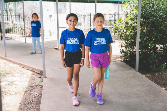 Students at Texas Sports Academy.